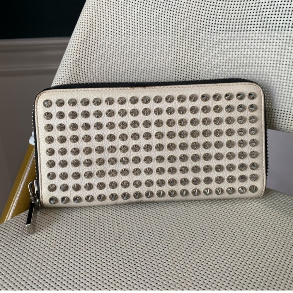 Christian Louboutin Panettone Spike Studded Long Wallet